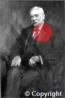 Photograph of portrait of Manson