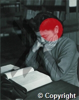 From China: Dr Shan-Yar-Gin spends an hour in the library studying an important problem