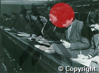 Students in the lecture theatre