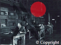 Students in the library