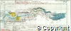 Annotated map showing the location of tsetse flies in Gambia, 1910.