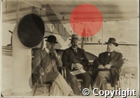 Colonel William Gorgas, Ross and Henry Claye Weeks on board SS Advance at New York when Ross was starting for Panama.