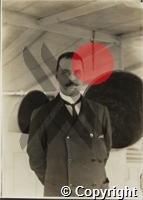 Ross on board SS Advance at New York on route to Panama